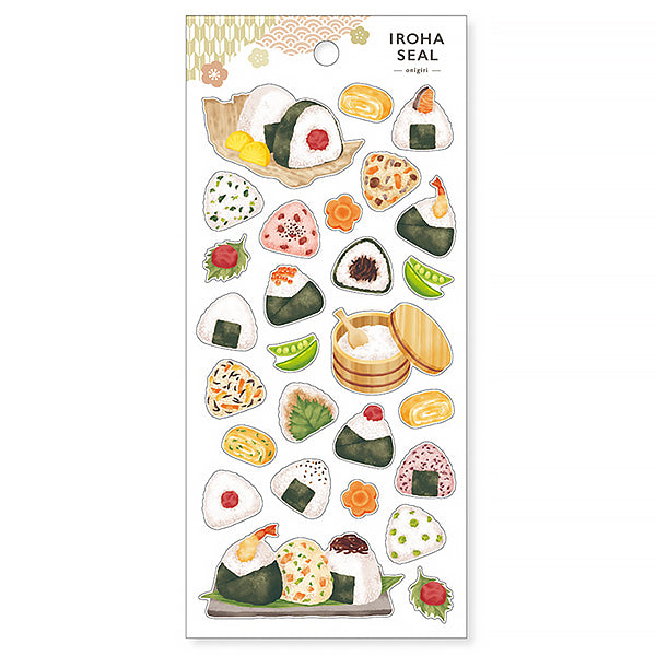 Stickers Irosha Onigiri - Papeterie Japonaise | Moshi Moshi Paris