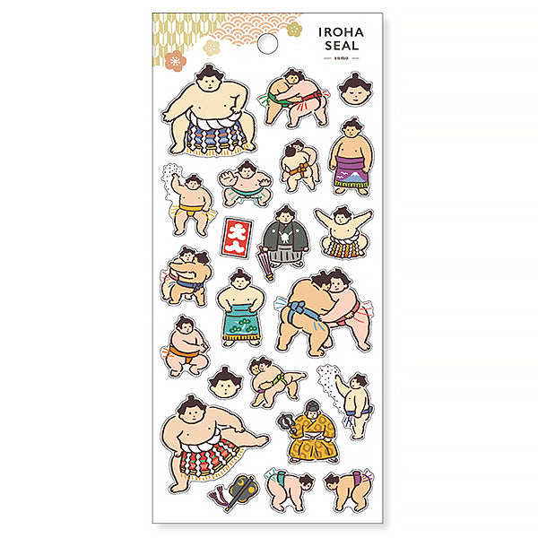 Stickers Irosha Sumo - Papeterie Japonaise | Moshi Moshi Paris