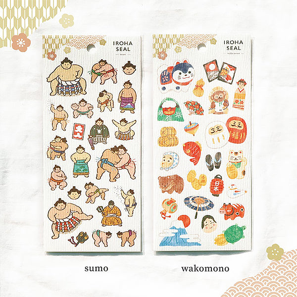 Stickers Irosha Sumo - Papeterie Japonaise | Moshi Moshi Paris
