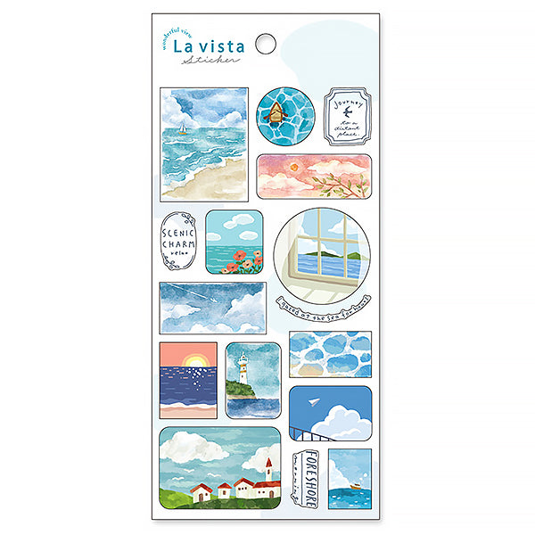 Stickers Japonais - La Vista Sunny | Moshi Moshi Papeterie 1er