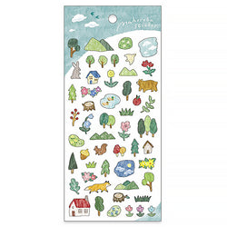 Stickers Mahoroba - Forest | Moshi Moshi Papeterie Kawaii