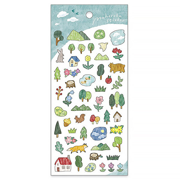 Stickers Mahoroba - Forest | Moshi Moshi Papeterie Kawaii