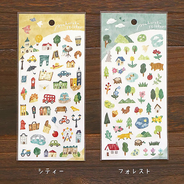 Stickers Mahoroba - Forest | Moshi Moshi Papeterie Kawaii