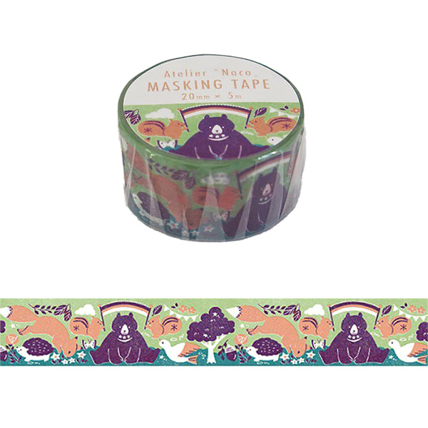 Washi Tape Journaling - Forest Animal | Moshi Moshi Papeterie