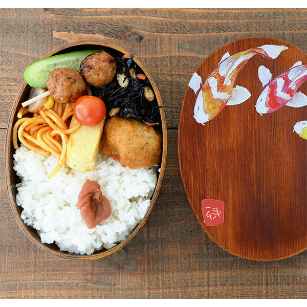 Bento Box Wappa Carpe Koi - Bois Naturel | Moshi Moshi Paris