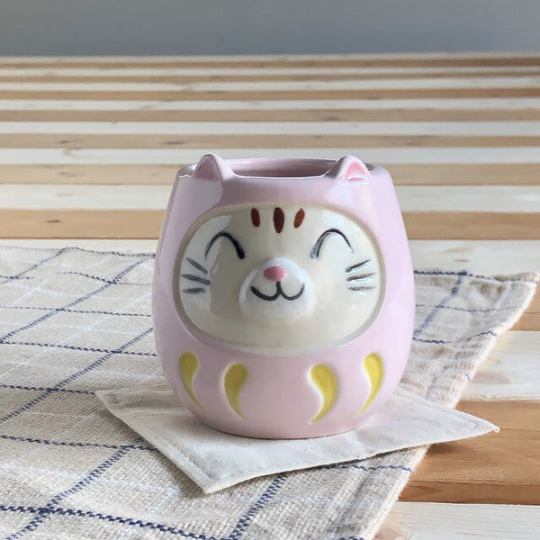 Tasse Mucky Cat Daruma - Mino Ware | Moshi Moshi Paris Japan