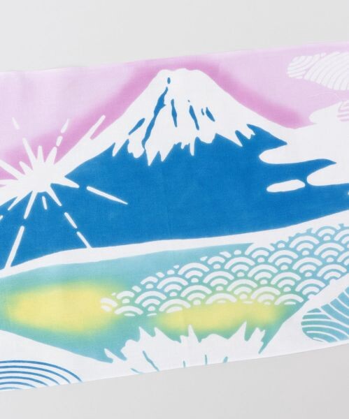 Tenugui Pink Fuji - Déco Japonaise | Moshi Moshi Boutique Paris