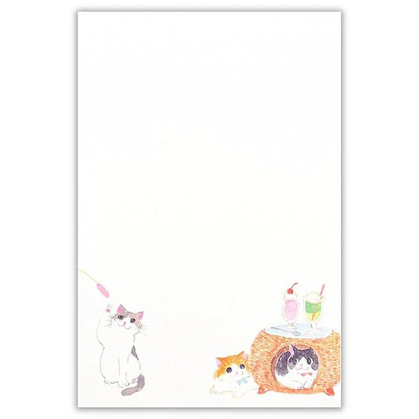 Carnet Papier Lettre Chat - Papeterie Kawaii | Moshi Moshi Paris