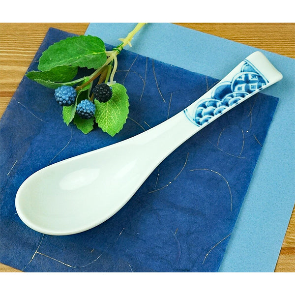 Cuillère Japonaise Soupe - Aomi Wave | Moshi Moshi Paris