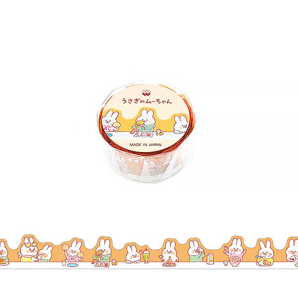 Masking Tape Lapin Mu Chan - Itadakimasu | Moshi Moshi Paris