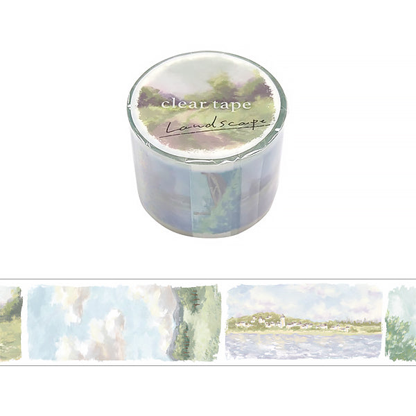 Clear Tape Landscape Sunlight - Papeterie Japonaise | Moshi Moshi 