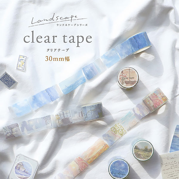 Clear Tape Landscape Moonlight - Papeterie Japonaise | Moshi Moshi