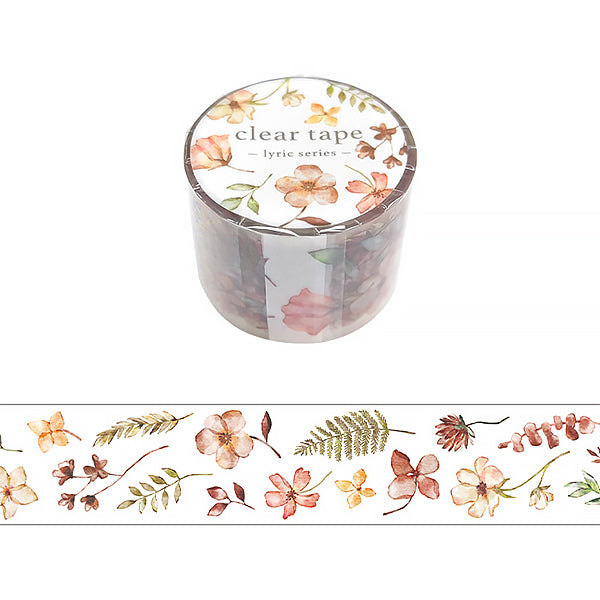 Masking Tape Clear Tape -Lyric Flower 02 | Moshi Moshi Paris Japan