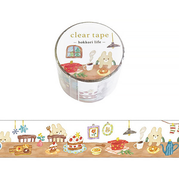 Masking Tape Hokkori Life - Happy Tea Time | Moshi Moshi Paris