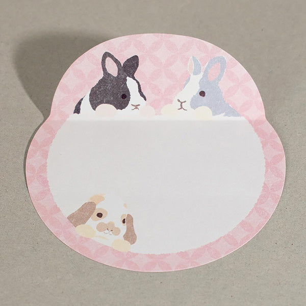 Mémo Marque Page Pyokocco - Rabbit | Moshi Moshi Papeterie Kawaii