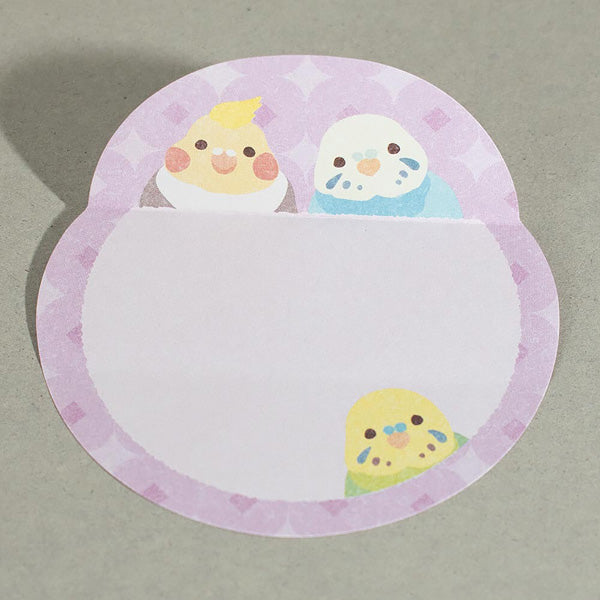 Mémo Marque Page Pyokocco - Birds | Moshi Moshi Papeterie Kawaii