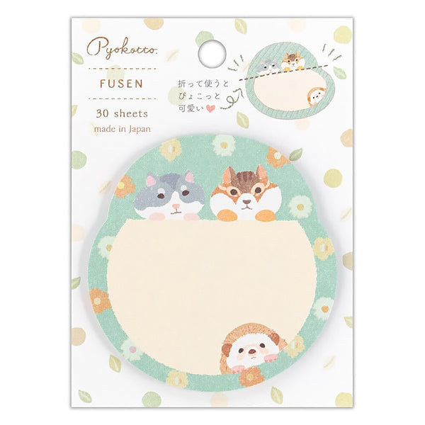 Mémo Marque Page Pyokocco - Ecureuil | Moshi Moshi Papeterie Kawaii