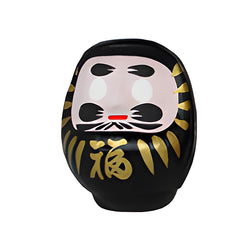 Daruma Noir - Porte Bonheur Japonais | Moshi Moshi Paris