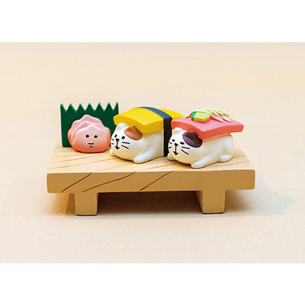 Mini Figurine Chat Sushi - Déco Japonaise | Moshi Moshi Paris