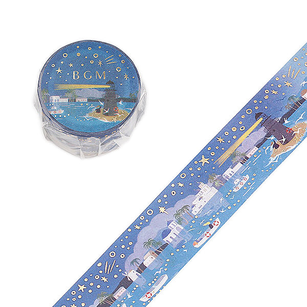 Washi Tape Harbor Lighthouse - Bullet Journal | Moshi Moshi 