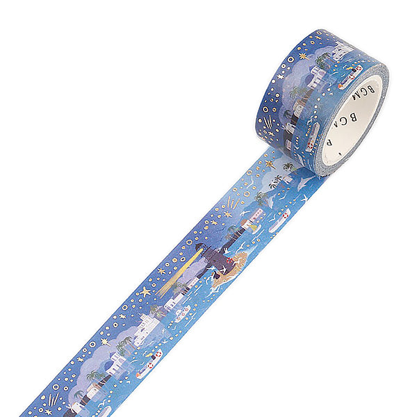 Washi Tape Harbor Lighthouse - Bullet Journal | Moshi Moshi 