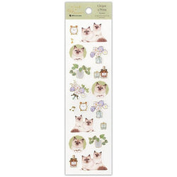 Stickers Chat Garden - Design & Kawaii | Moshi Moshi Papeterie Paris