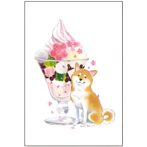 Carte de Vœux Shiba Inu - Papeterie Kawaii | Moshi Moshi Paris