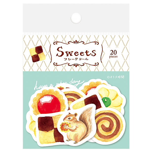Stickers Box Sweets - Ecureuil | Moshi Moshi Papeterie Kawaii