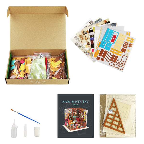 Rolife Sam's Study - Maison Miniature | Moshi Moshi Paris 