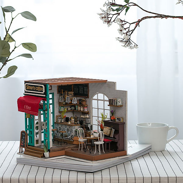 Rolife Simon's Coffee - Maison Miniature | Moshi Moshi Paris