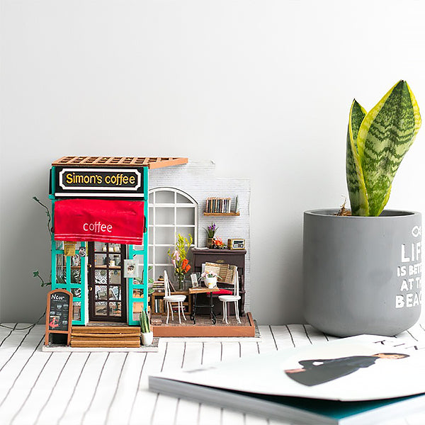 Rolife Simon's Coffee - Maison Miniature | Moshi Moshi Paris
