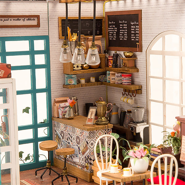 Rolife Simon's Coffee - Maison Miniature | Moshi Moshi Paris