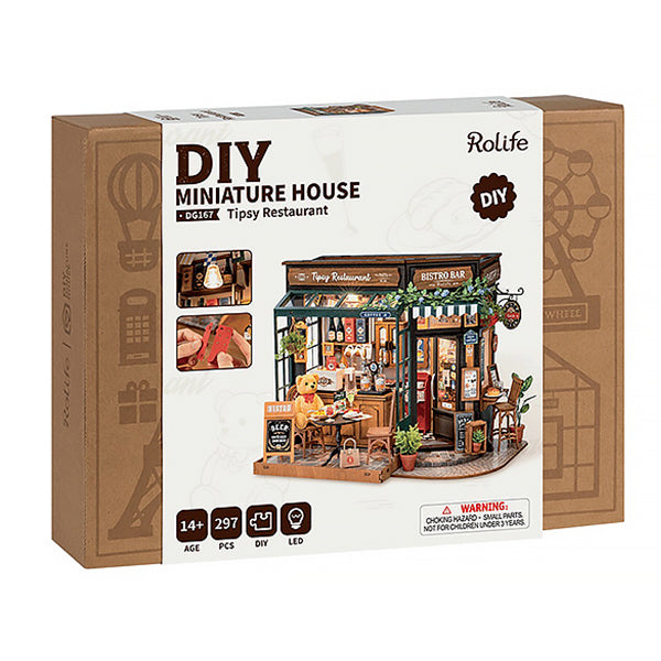 Rolife Tipsy Restaurant - Maison Miniature | Moshi Moshi