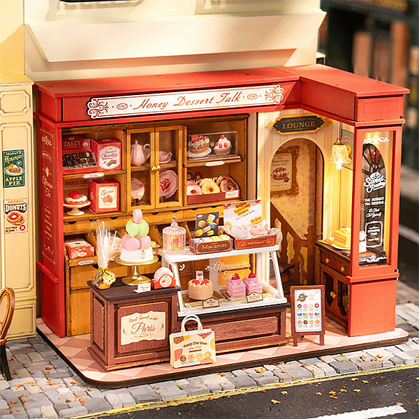 Rolife Honey Dessert Talk - Maison Miniature, 242pcs