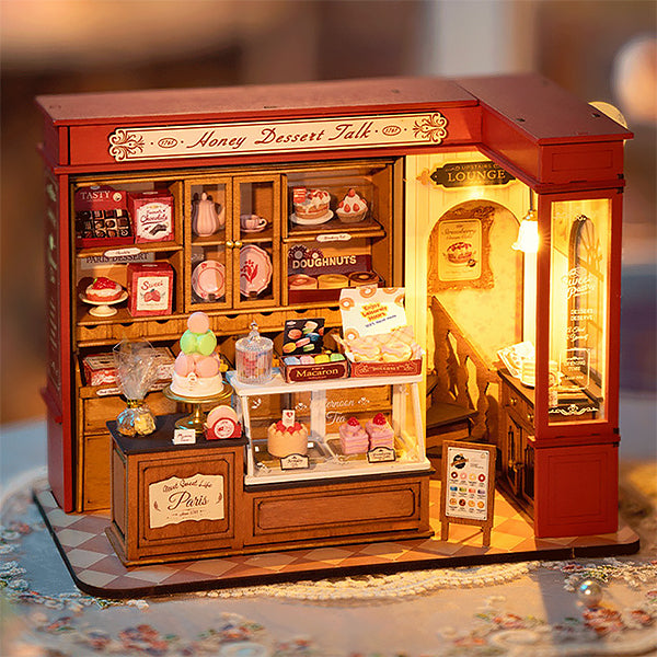 Rolife Honey Dessert Talk - Maison Miniature, 242pcs