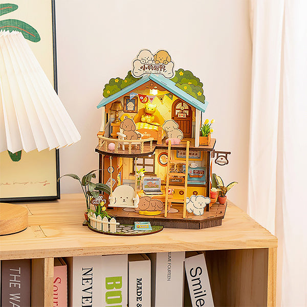 Rolife Puppy's Cozy Villa - Maison Miniature | Moshi Moshi 