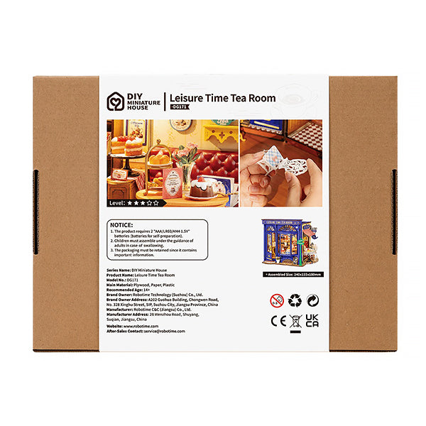 Rolife Leisure Time Tea Room - Maison Miniature | Moshi Moshi