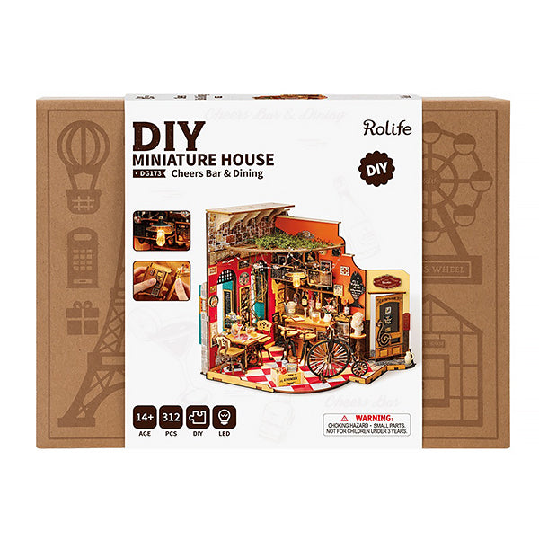 Rolife Cheers Bar & Dining - Maison Miniature | Moshi Moshi 