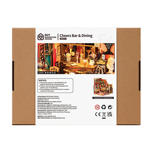 Rolife Cheers Bar & Dining - Maison Miniature | Moshi Moshi 