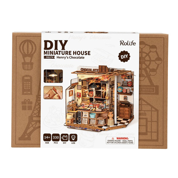 Rolife Henry's Chocolate - Maison Miniature | Moshi Moshi Paris