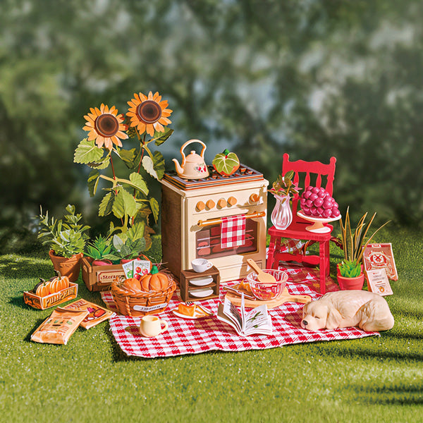 Rolife Sunlit Farmhouse Kitchen - Maison Miniature | Moshi Moshi Paris