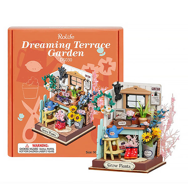 Rolife Dreaming Terrace Garden - Maison Miniature | Moshi Moshi