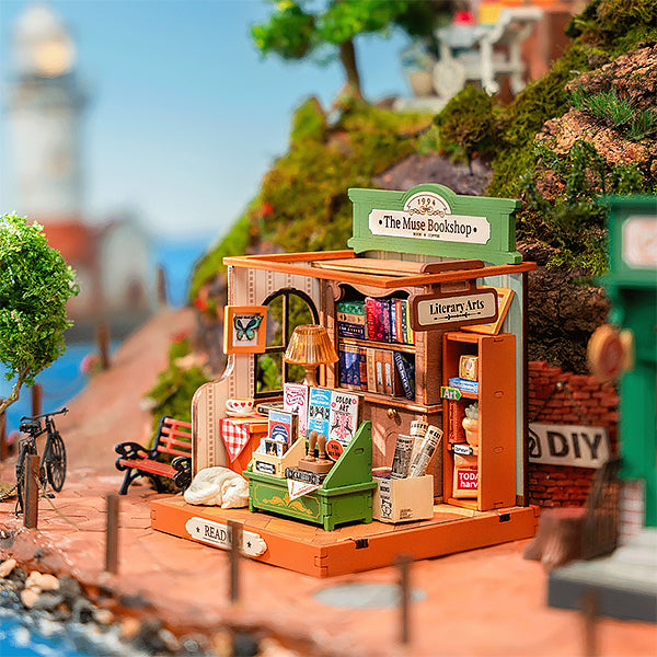 Rolife The Muse Bookshop - Maison Miniature | Moshi Moshi Paris