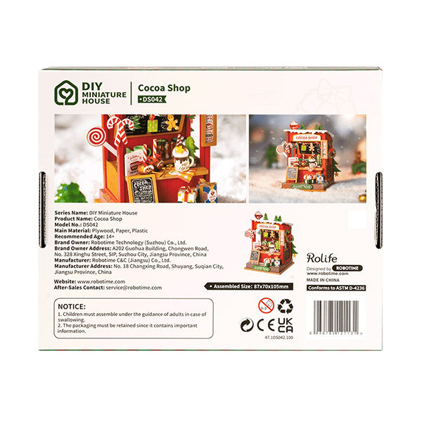 Rolife Cocoa Shop - Maison Miniature | Moshi Moshi Paris