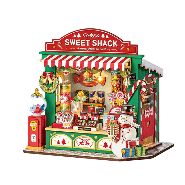 Rolife Christmas Candy Stand - Maison Miniature | Moshi Moshi Paris