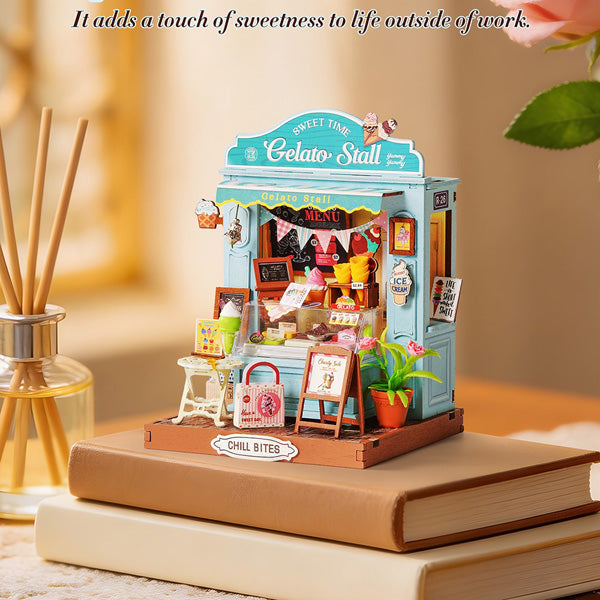 Rolife Gelato Stall - Maison Miniature | Moshi Moshi Paris