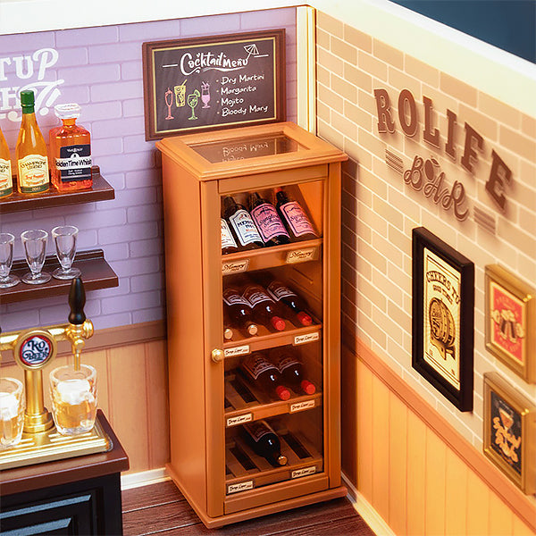 Rolife Leisurely Cheers Bar - Maison Miniature | Moshi Moshi