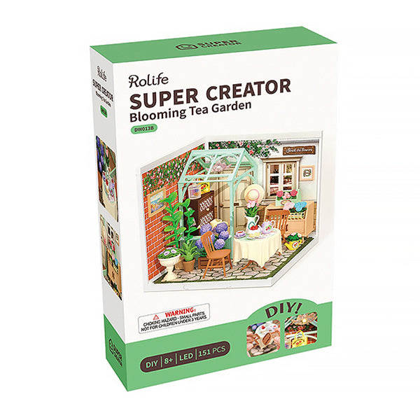 Rolife Blooming Tea Garden - Maison Miniature | Moshi Moshi Paris