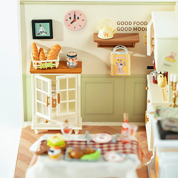 Rolife Warm Dining Room - Maison Miniature | Moshi Moshi Paris