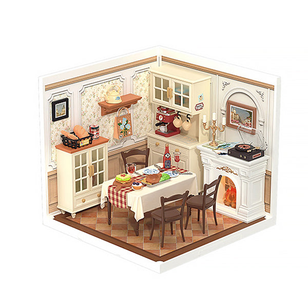 Rolife Warm Dining Room - Maison Miniature | Moshi Moshi Paris